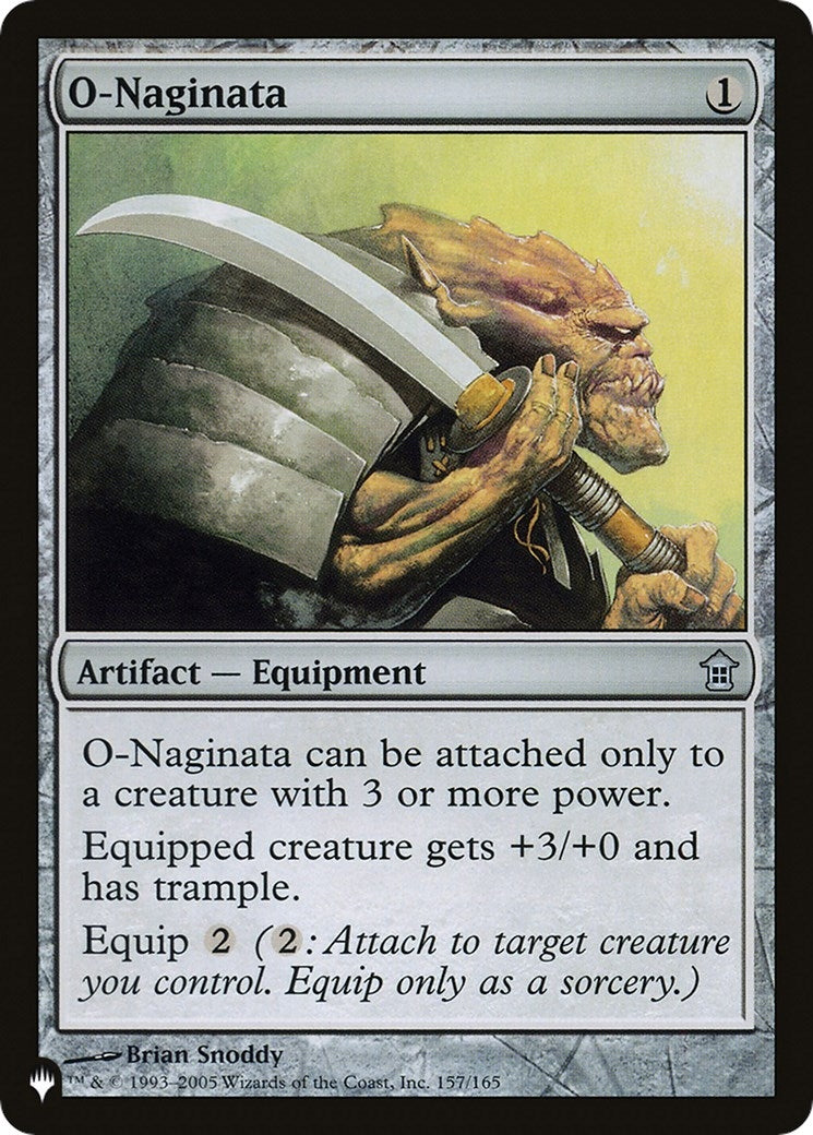O-Naginata (157) [LIST] - MTG Single