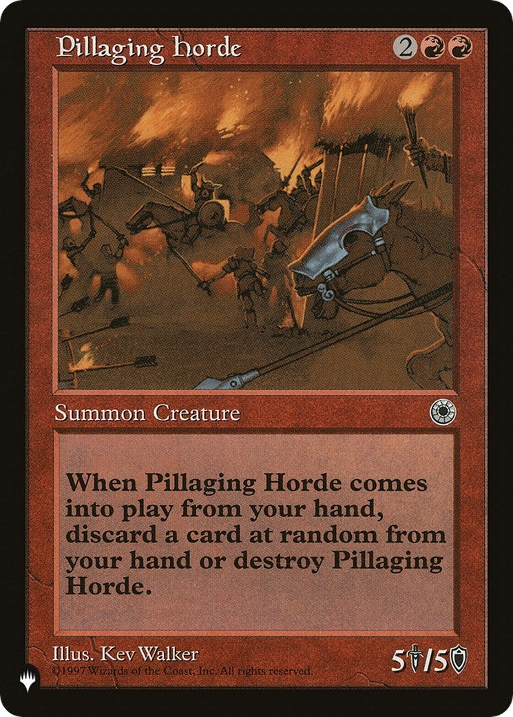 Pillaging Horde [LIST] - MTG Single