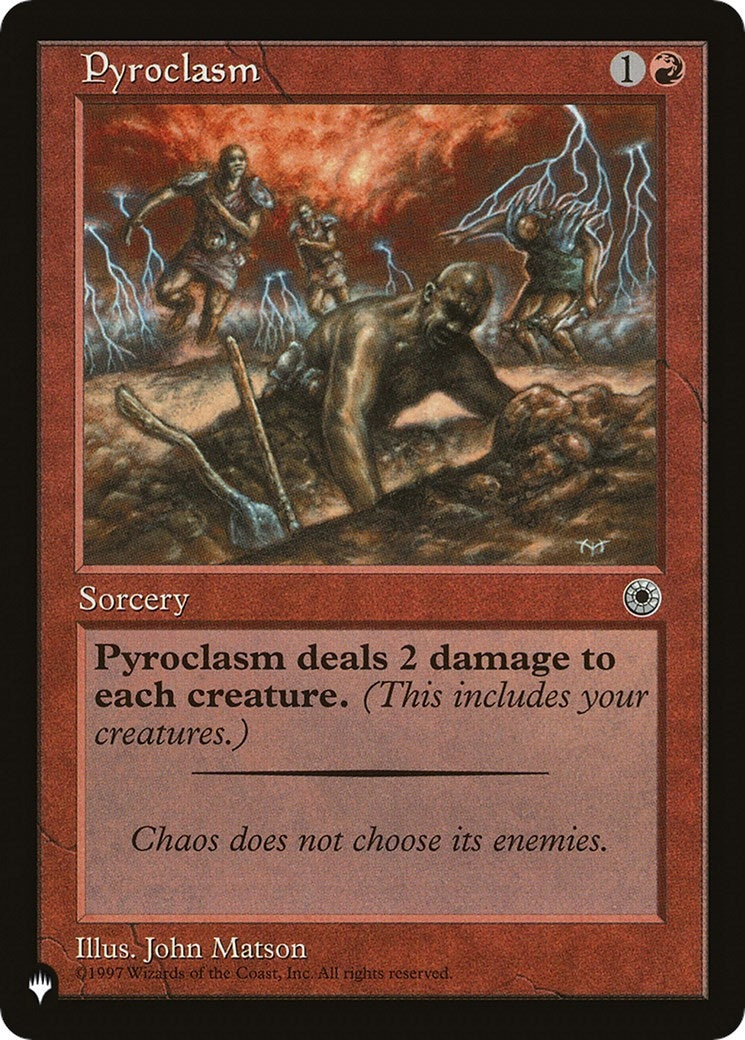 Pyroclasm [LIST] - MTG Single