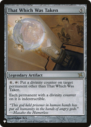 That Which Was Taken (162) [LIST] - MTG Single