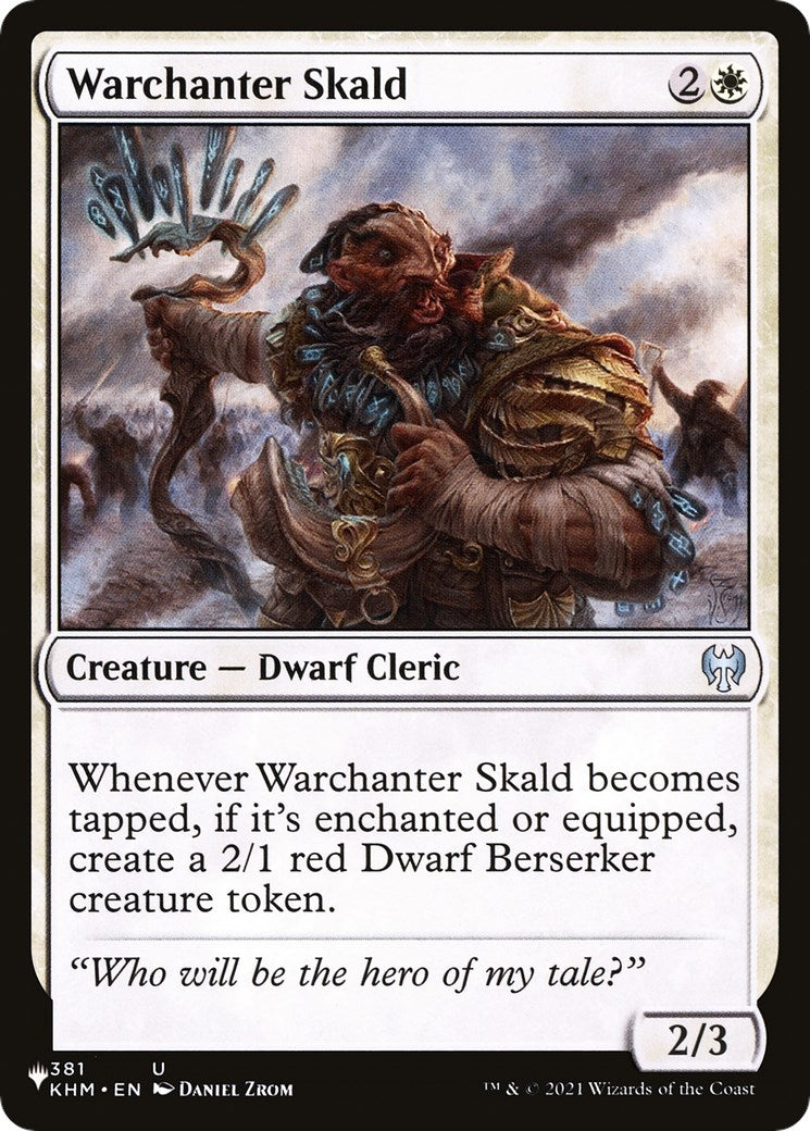Warchanter Skald (381) [LIST] - MTG Single