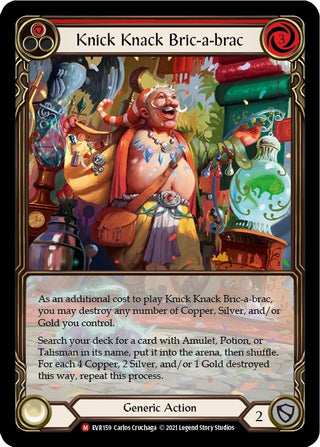 Knick Knack Bric-a-brac (Extended Art) (159) [EVR] - Flesh and Blood TCG Single