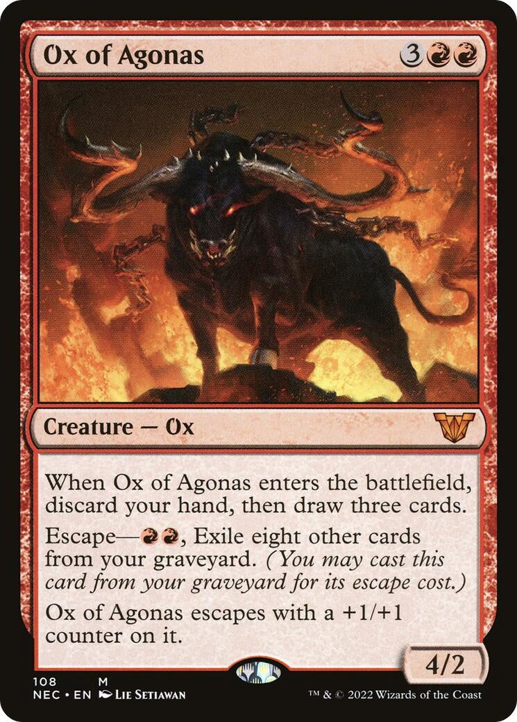 Ox of Agonas (108) [NEC] - MTG Single