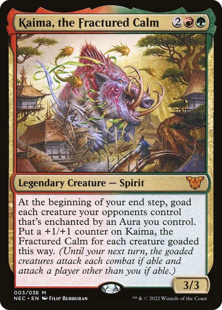 Kaima the Fractured Calm (3) [NEC] - MTG Single