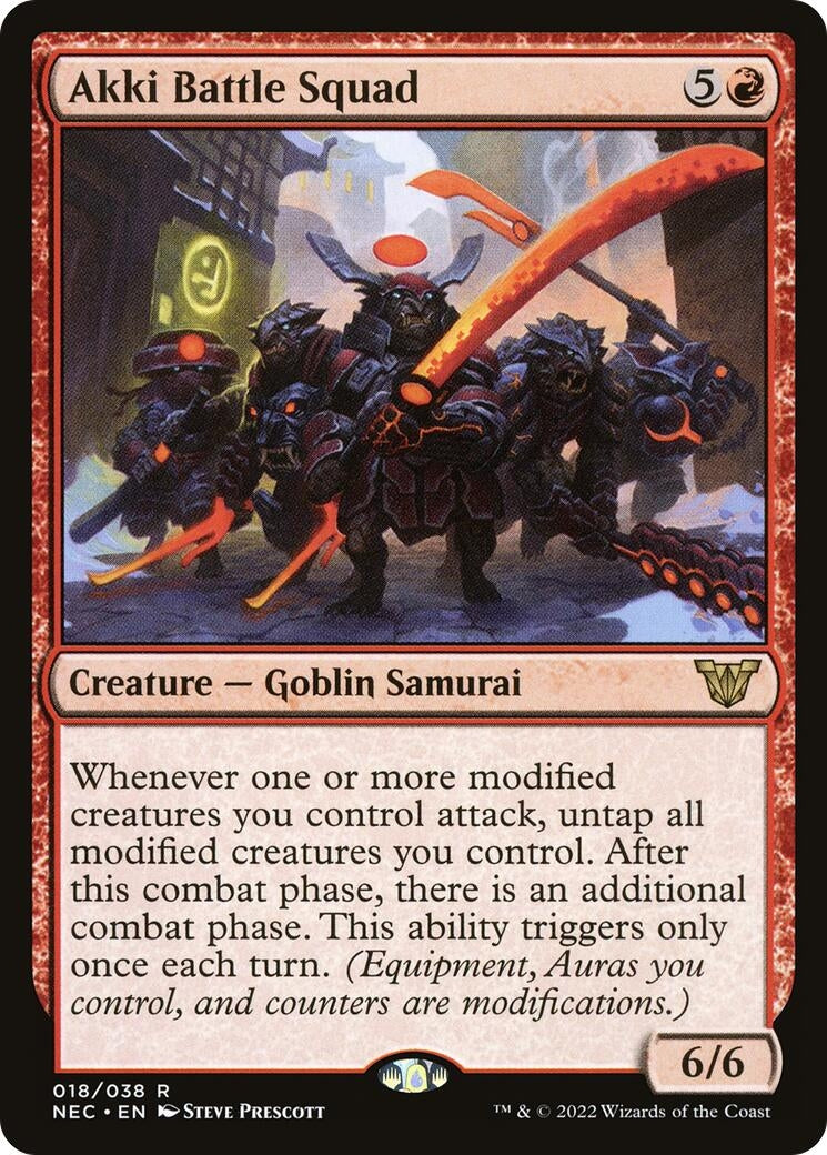 Akki Battle Squad (18) [NEC] - MTG Single