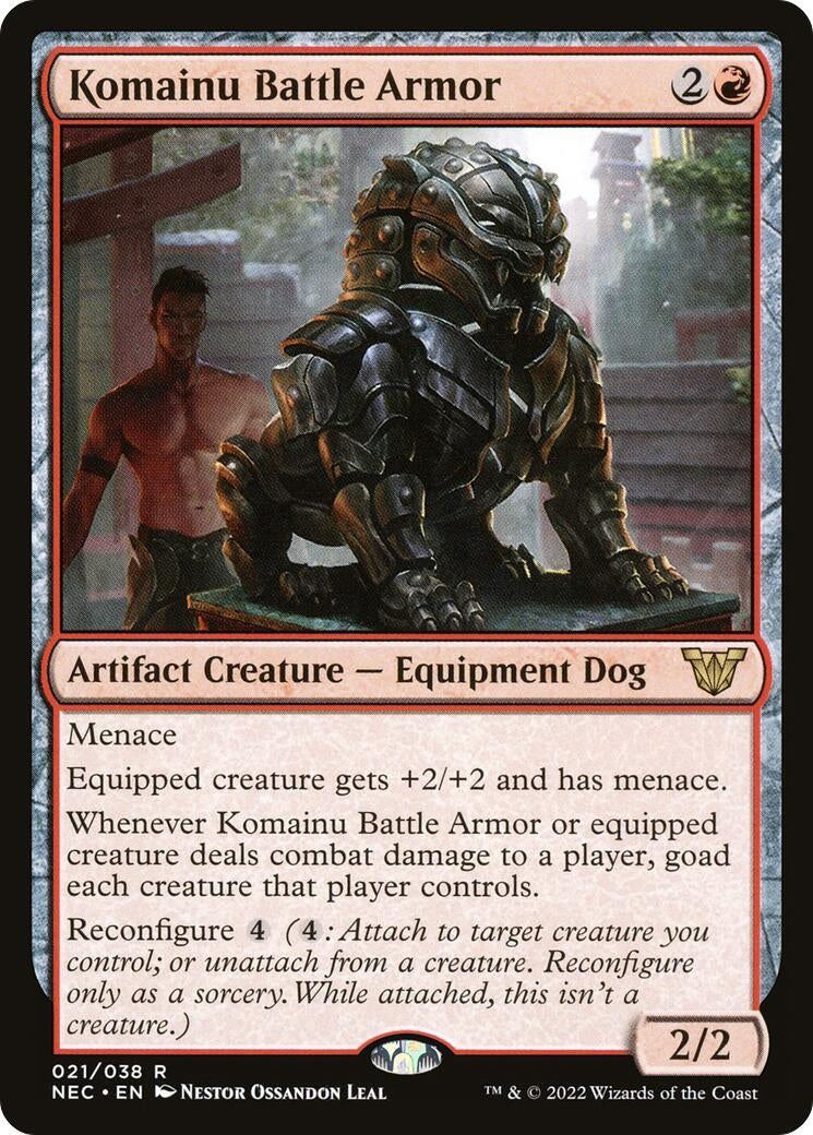 Komainu Battle Armor (21) [NEC] - MTG Single