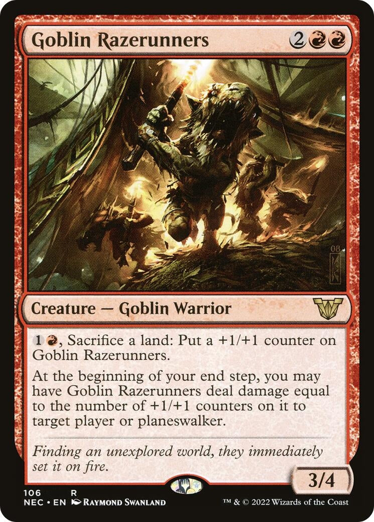 Goblin Razerunners (106) [NEC] - MTG Single