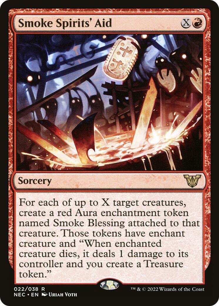 Smoke Spirits’ Aid (22) [NEC] - MTG Single