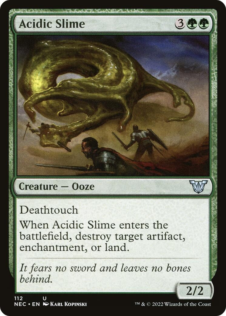 Acidic Slime (112) [NEC] - MTG Single