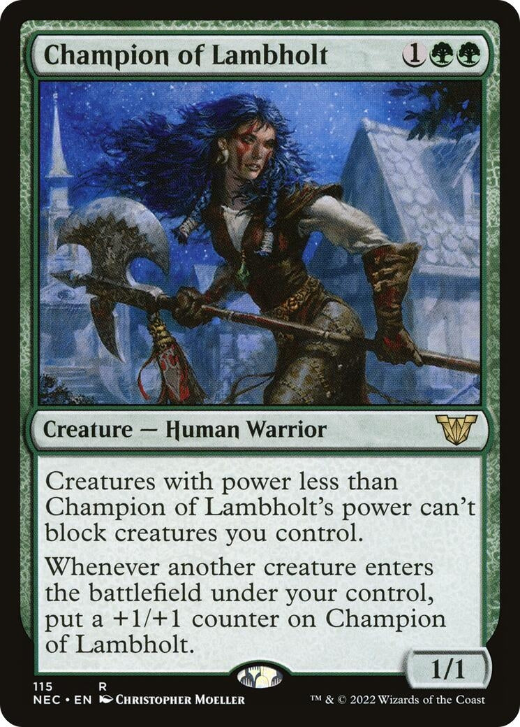Champion of Lambholt (115) [NEC] - MTG Single