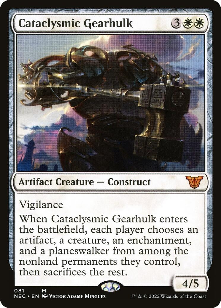 Cataclysmic Gearhulk (81) [NEC] - MTG Single