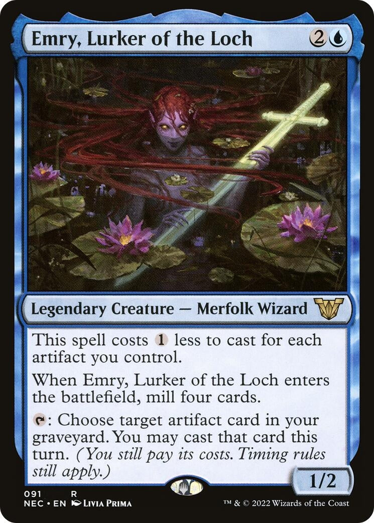 Emry Lurker of the Loch (91) [NEC] - MTG Single