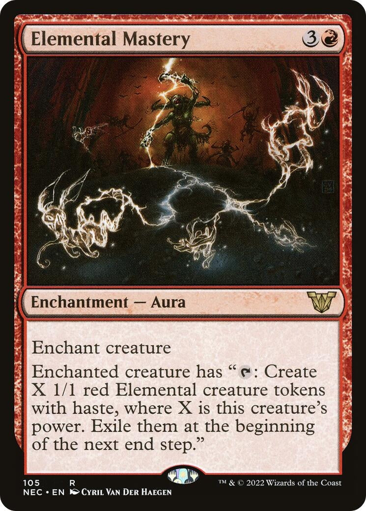 Elemental Mastery (105) [NEC] - MTG Single