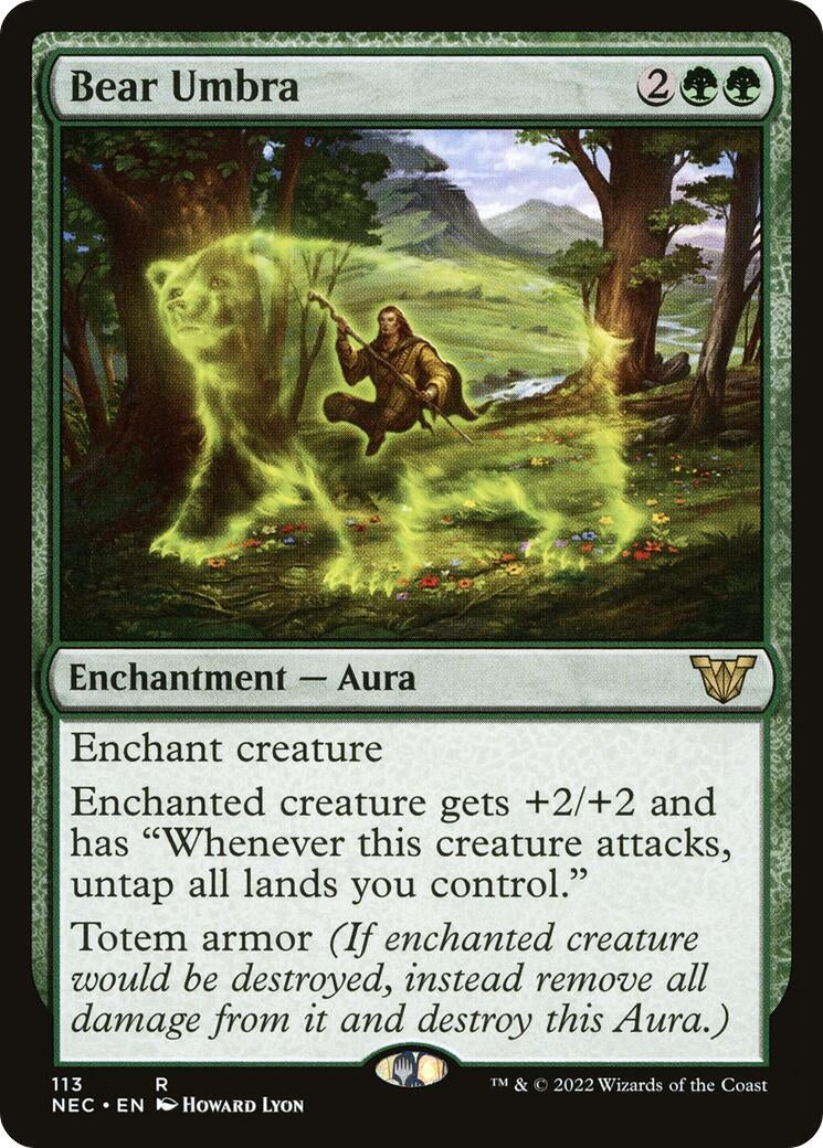 Bear Umbra (113) [NEC] - MTG Single