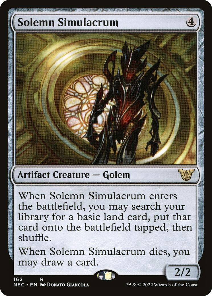 Solemn Simulacrum (162) [NEC] - MTG Single