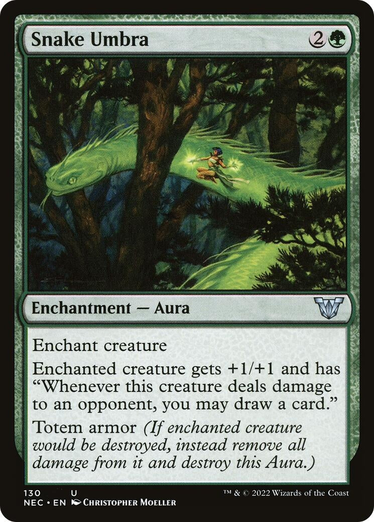 Snake Umbra (130) [NEC] - MTG Single