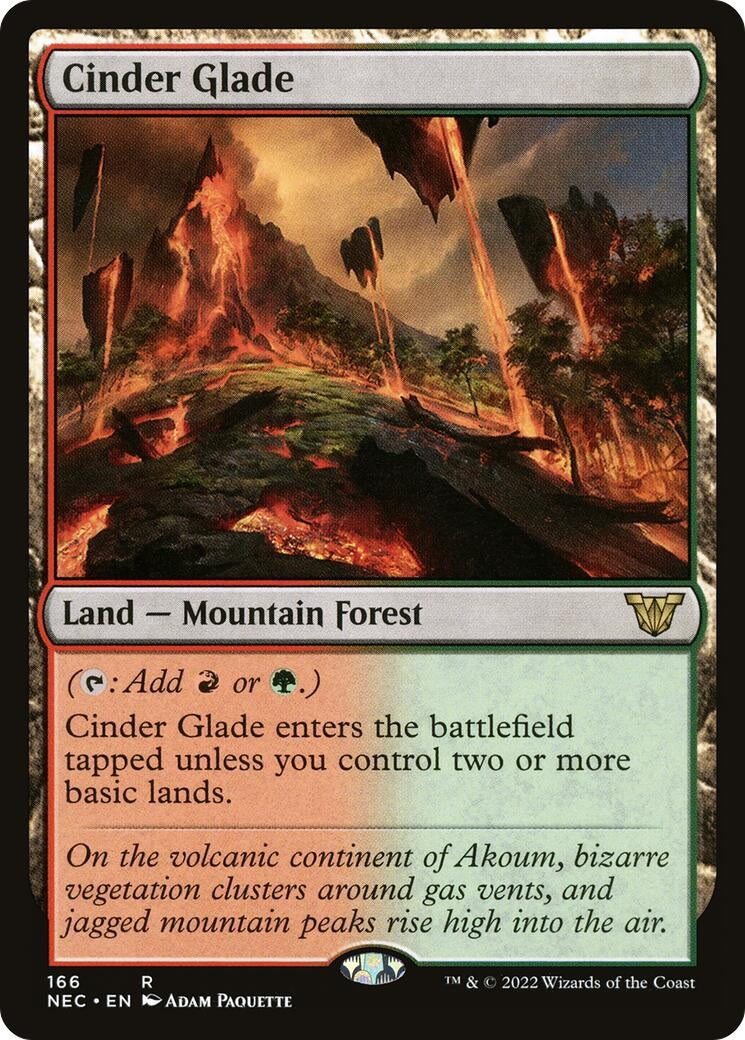 Cinder Glade (166) [NEC] - MTG Single