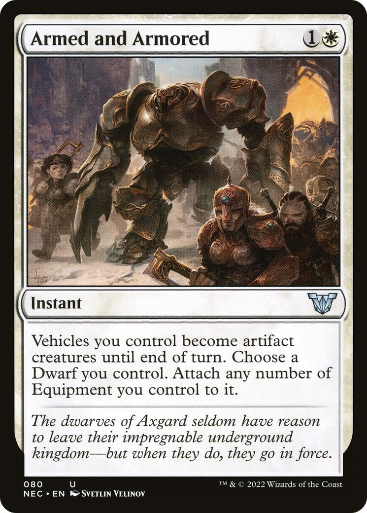 Armed and Armored (80) [NEC] - MTG Single
