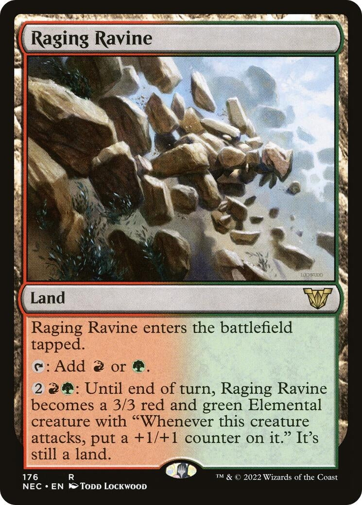Raging Ravine (176) [NEC] - MTG Single