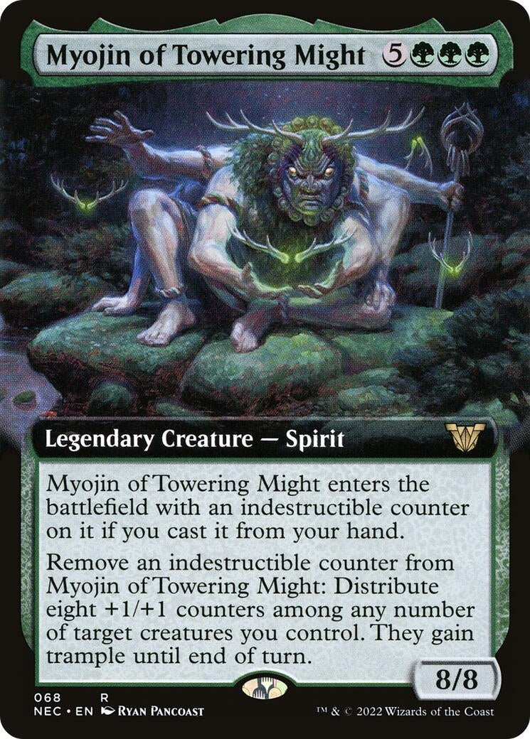 Myojin of Towering Might (Extended Art) (68) [NEC] - MTG Single