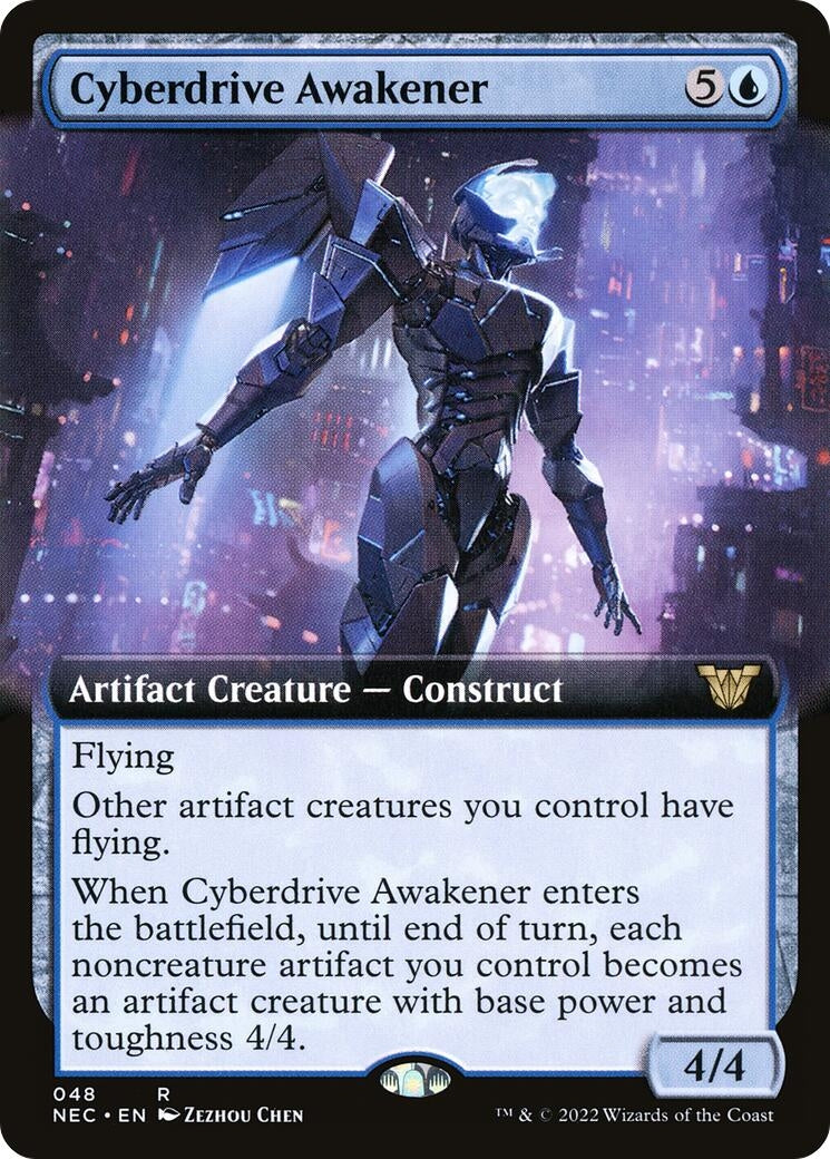 Cyberdrive Awakener (Extended Art) (48) [NEC] - MTG Single