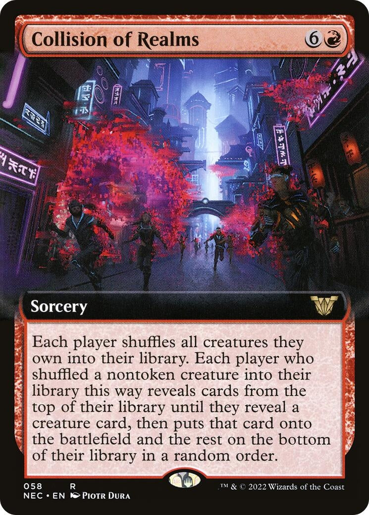 Collision of Realms (Extended Art) (58) [NEC] - MTG Single