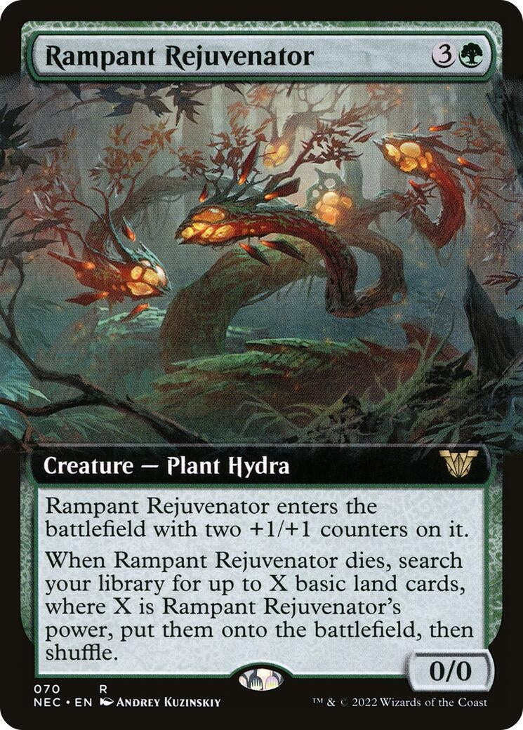Rampant Rejuvenator (Extended Art) (70) [NEC] - MTG Single