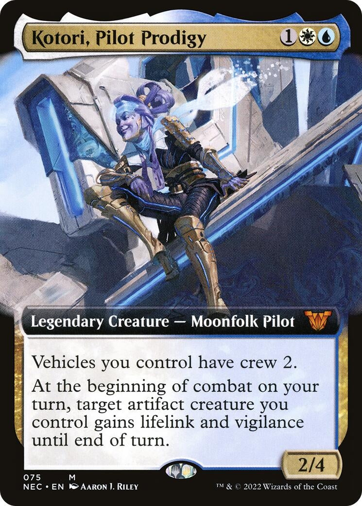 Kotori Pilot Prodigy (Extended Art) (75) [NEC] - MTG Single