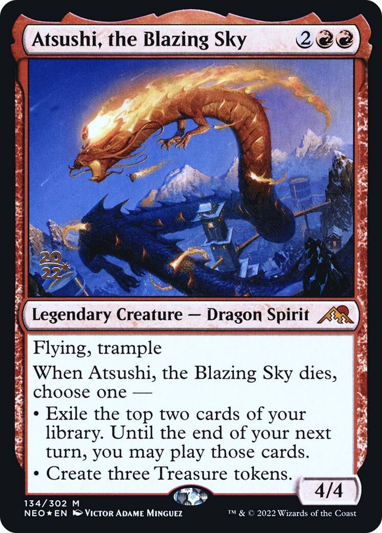 Atsushi the Blazing Sky (134) [PRE] - MTG Single