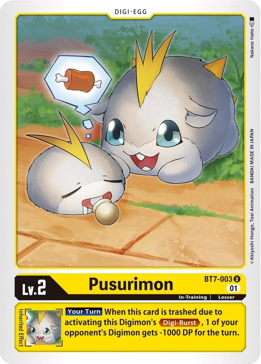 Pusurimon (7003) [BT07] - Digimon Card Game Single