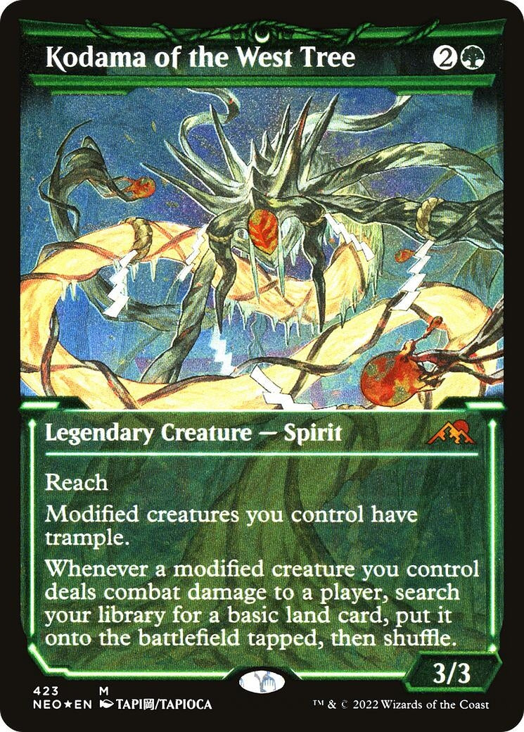 Kodama of the West Tree (Showcase) (Foil Etched) (423) [NEO] - MTG Single