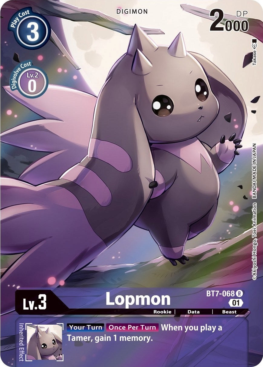 Lopmon (Alternate Art) (7068) [BT07] - Digimon Card Game Single