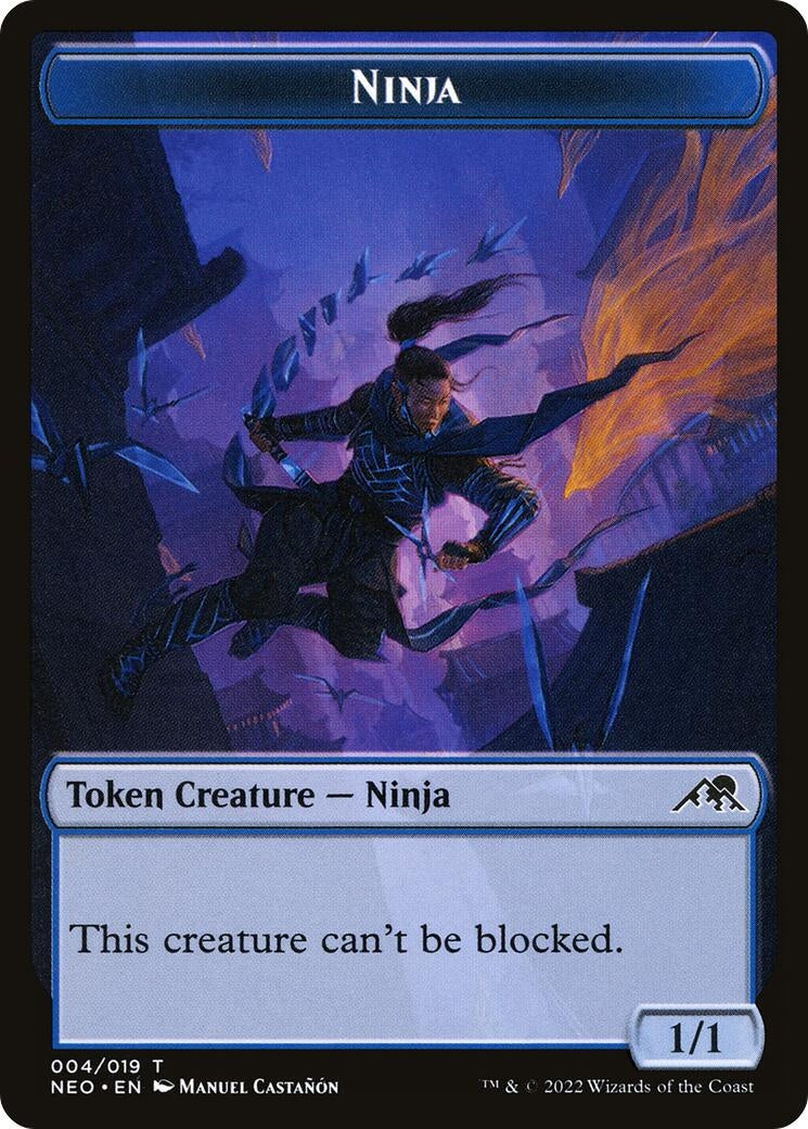 Ninja Token (0) [NEO] - MTG Single
