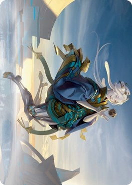 Moonfolk Puzzlemaker Art Card (6) [ASNEO] - MTG Single