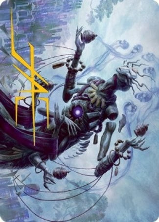 Myojin of Grim Betrayal Art Card (Gold-Stamped Signature) (9) [ASNEO] - MTG Single