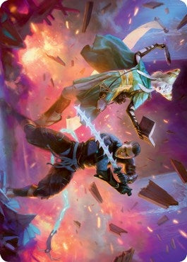 Explosive Entry Art Card (13) [ASNEO] - MTG Single