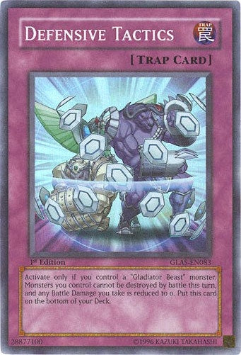 Defensive Tactics (83) (GLAS) - YuGiOh Single