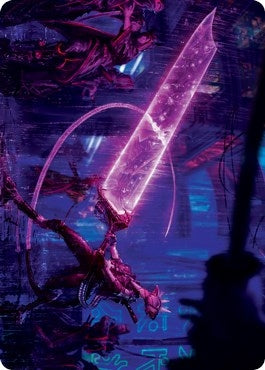 Enormous Energy Blade Art Card (16) [ASNEO] - MTG Single