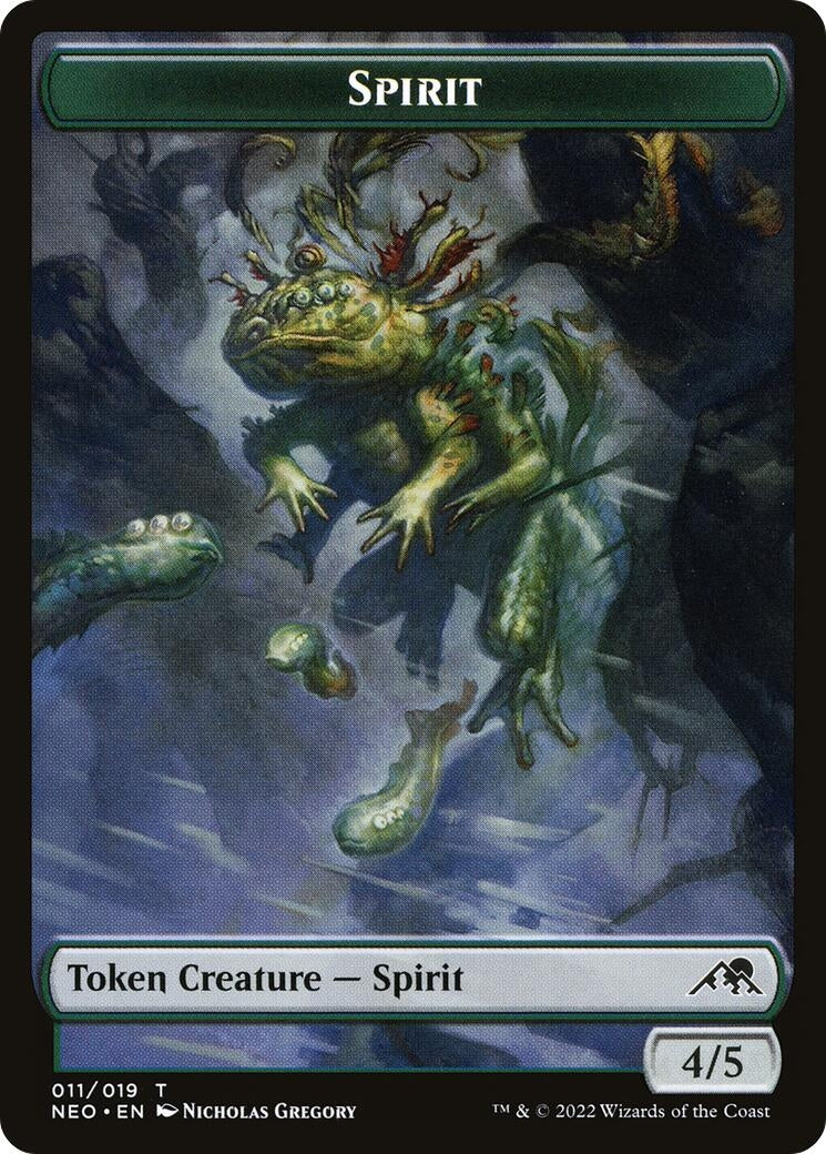 Spirit Token (011) (0) [NEO] - MTG Single