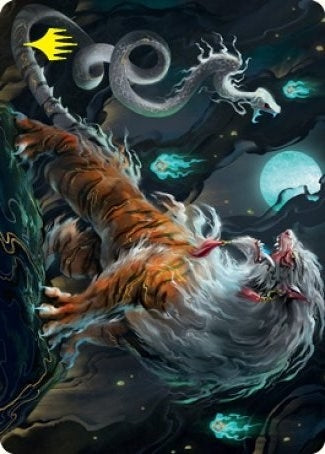 Gloomshrieker Art Card (Gold-Stamped Signature) (28) [ASNEO] - MTG Single