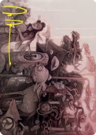 March of Burgeoning Life Art Card (Gold-Stamped Signature) (29) [ASNEO] - MTG Single