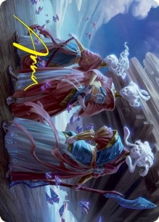 Guardians of Oboro Art Card (Gold-Stamped Signature) (30) [ASNEO] - MTG Single