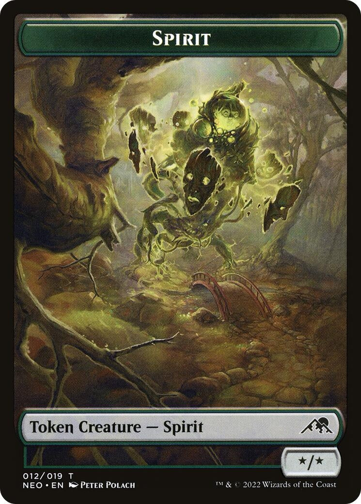 Spirit Token (012) (0) [NEO] - MTG Single