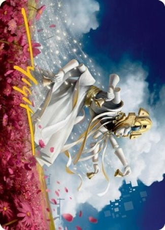 Myojin of Blooming Dawn Art Card (Gold-Stamped Signature) (33) [ASNEO] - MTG Single