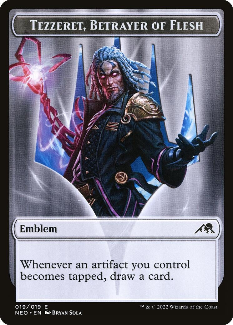Emblem - Tezzeret Betrayer of Flesh (0) [NEO] - MTG Single