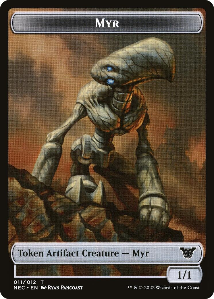Myr // Spirit Double-sided Token (0) [NEC] - MTG Single