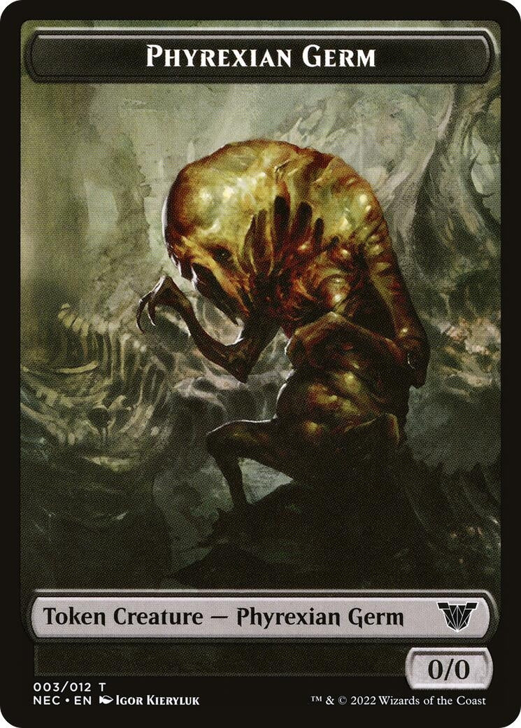 Phyrexian Germ // Spirit Double-sided Token (0) [NEC] - MTG Single