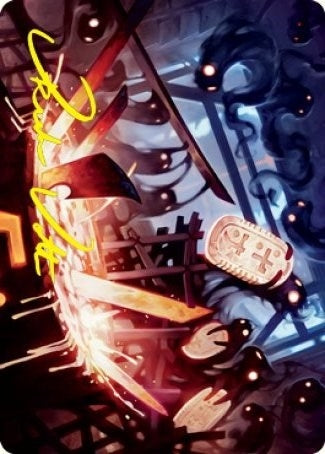 Smoke Spirits’ Aid Art Card (Gold-Stamped Signature) (41) [ASNEO] - MTG Single