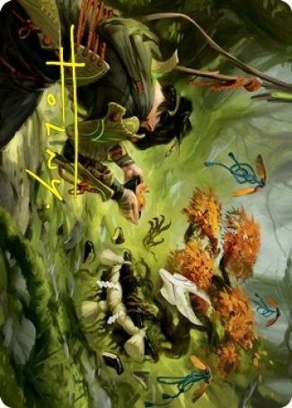 Commune with Spirits Art Card (Gold-Stamped Signature) (40) [ASNEO] - MTG Single