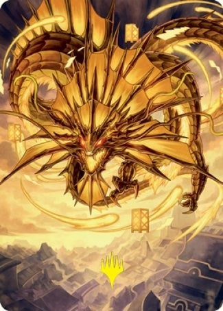 Ao the Dawn Sky Art Card (46/81) (Gold-Stamped Signature) (46) [ASNEO] - MTG Single